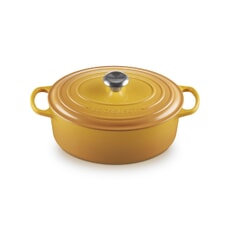 Le Creuset Signature Cast Iron 27cm Oval Casserole Nectar