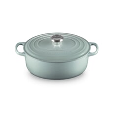 Le Creuset Signature Cast Iron 27cm Oval Casserole Sea Salt