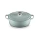 Le Creuset Signature Cast Iron 27cm Oval Casserole Sea Salt