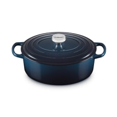 Le Creuset Signature Cast Iron 29cm Oval Casserole Nuit