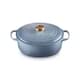 Le Creuset Signature Cast Iron 29cm Oval Casserole Chambray