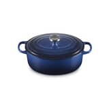 Le Creuset Signature Cast Iron 29cm Oval Casserole Lapis