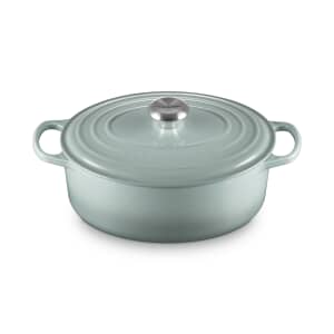 Le Creuset Signature Cast Iron 29cm Oval Casserole Sea Salt