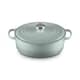 Le Creuset Signature Cast Iron 29cm Oval Casserole Sea Salt