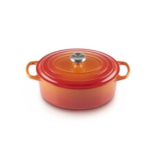 Le Creuset Signature Cast Iron 31cm Oval Casserole Volcanic