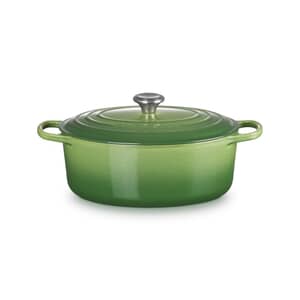 Le Creuset Signature Cast Iron 31cm Oval Casserole Bamboo