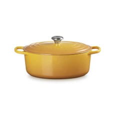 Le Creuset Signature Cast Iron 31cm Oval Casserole Nectar