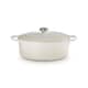 Le Creuset Signature Cast Iron 31cm Oval Casserole Meringue
