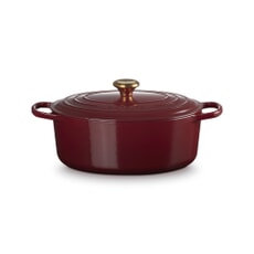 Le Creuset Signature Cast Iron 31cm Oval Casserole Garnet
