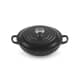 Le Creuset Signature Cast Iron 22cm Shallow Casserole Satin Black