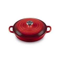 Le Creuset Signature Cast Iron 22cm Shallow Casserole Cerise