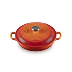 Le Creuset Signature Cast Iron 22cm Shallow Casserole Volcanic