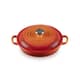 Le Creuset Signature Cast Iron 22cm Shallow Casserole Volcanic