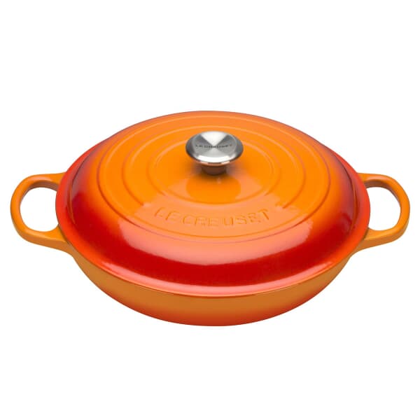 Le Creuset Signature Cast Iron 26cm Shallow Casserole Volcanic