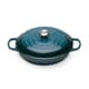 Le Creuset Signature Cast Iron 26cm Shallow Casserole Deep Teal