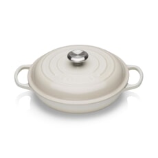 Le Creuset Signature Cast Iron 26cm Shallow Casserole Meringue