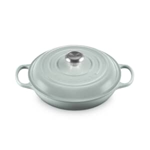 Le Creuset Signature Cast Iron 26cm Shallow Casserole Sea Salt