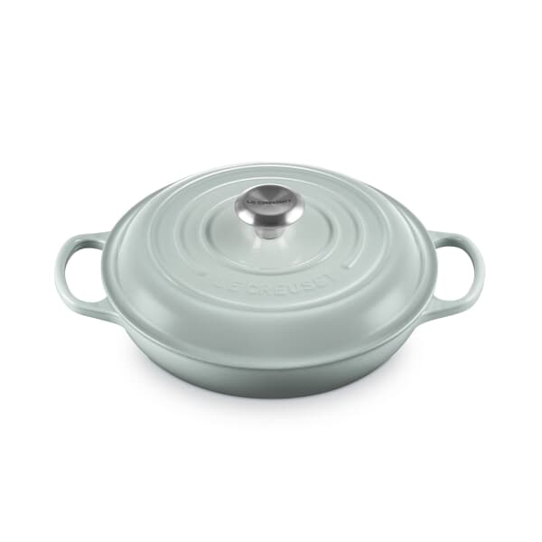 Le Creuset Signature Cast Iron 26cm Shallow Casserole Sea Salt