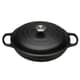 Le Creuset Signature Cast Iron 30cm Shallow Casserole Satin Black