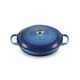 Le Creuset Signature Cast Iron 30cm Shallow Casserole Azure Blue