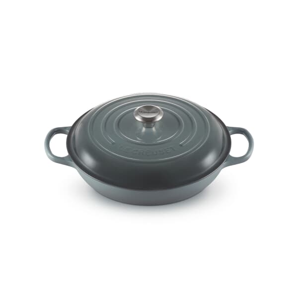 Le Creuset Signature Cast Iron 30cm Shallow Casserole Ocean