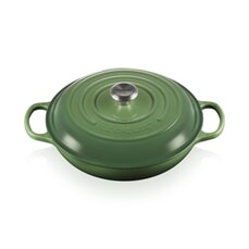 Le Creuset Signature Cast Iron 30cm Shallow Casserole Bamboo Green