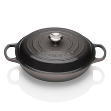 Le Creuset Signature Cast Iron 30cm Shallow Casserole Flint