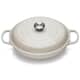 Le Creuset Signature Cast Iron 30cm Shallow Casserole Meringue