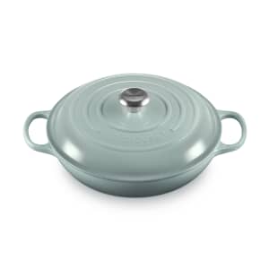 Le Creuset Signature Cast Iron 30cm Shallow Casserole Sea Salt