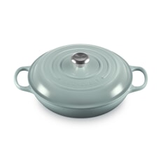 Le Creuset Signature Cast Iron 30cm Shallow Casserole Sea Salt