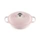 Le Creuset Signature Cast Iron 30cm Shallow Casserole Shell Pink