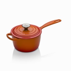 Le Creuset Signature Cast Iron 16cm Saucepan Volcanic