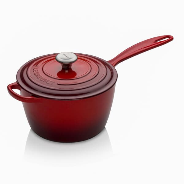 Le Creuset Signature Cast Iron 20cm Saucepan Cerise