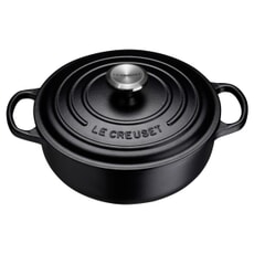 Le Creuset Signature Cast Iron 24cm Sauteuse Satin Black