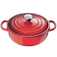 Le Creuset Signature Cast Iron 24cm Sauteuse Cerise