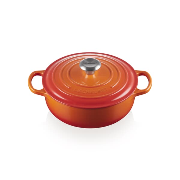 Le Creuset Signature Cast Iron 24cm Sauteuse Volcanic