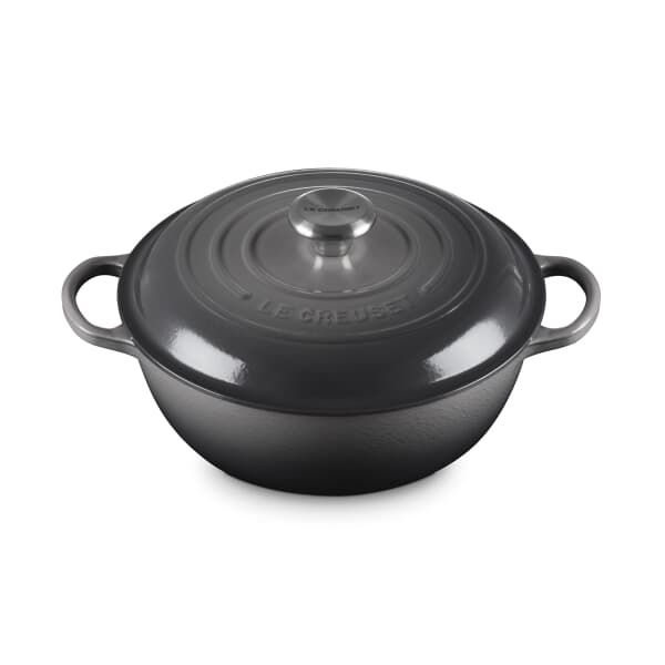 Le Creuset Signature Cast Iron 26cm Stew Pot Flint