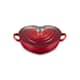 Le Creuset Cast Iron Heart Shaped Dish 20cm Cerise