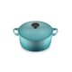 Le Creuset Cast Iron 18cm Round Casserole Teal