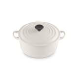 Le Creuset Cast Iron 20cm Round Casserole Creme