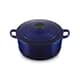 Le Creuset Cast Iron 24cm Round Casserole Indigo