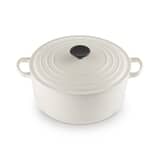 Le Creuset Cast Iron 26cm Round Casserole Creme