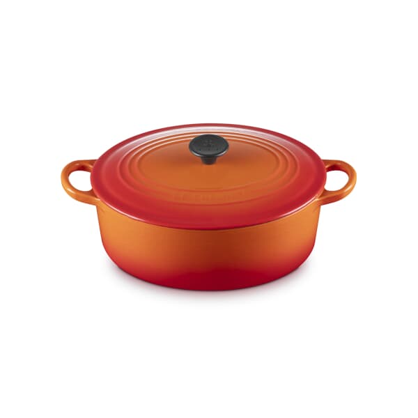 Le Creuset Cast Iron 25cm Oval Casserole Volcanic