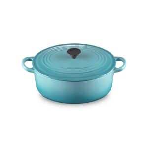 Le Creuset Cast Iron 25cm Oval Casserole Teal