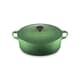 Le Creuset Cast Iron 25cm Oval Casserole Bamboo Green
