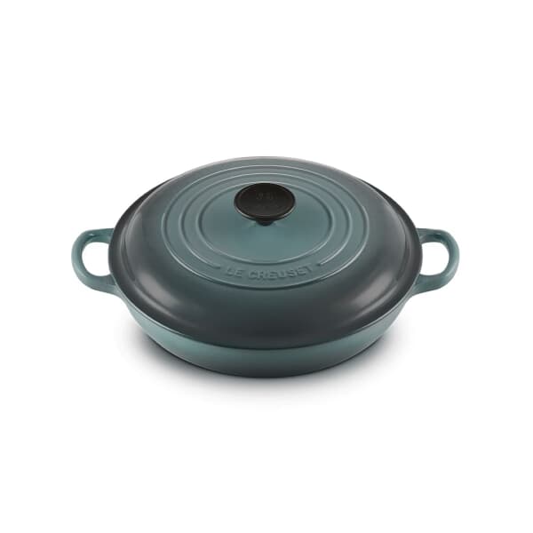 Le Creuset Cast Iron 26cm Shallow Casserole Ocean