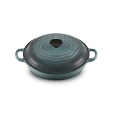 Le Creuset Cast Iron 26cm Shallow Casserole Ocean