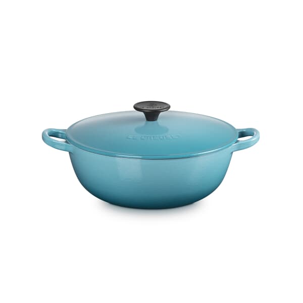 Le Creuset Classic Cast Iron 24cm Soup Pot Teal