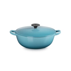 Le Creuset Classic Cast Iron 24cm Soup Pot Teal