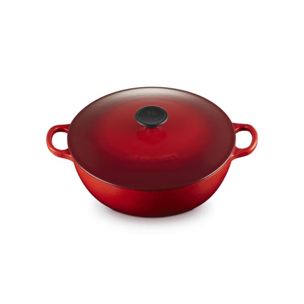 Le Creuset Cast Iron 26cm Soup Pot Casserole Cerise